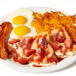 Berry Vanilla Crepe Breakfast