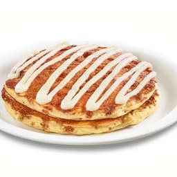 Stack of Cinnamon Roll Pancakes