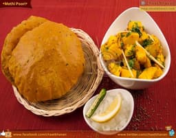 Methi Poori With Bhaji