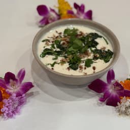 Spinach and Pecan Raita