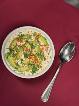 Avocado Garlic Raita